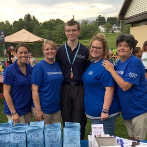 HNB Employees at a community event