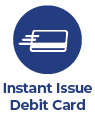 instant issue debit card icon
